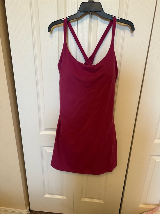 HALARA Dresses & Skirts - HALARA Strapless Crossback Dress in Burgundy